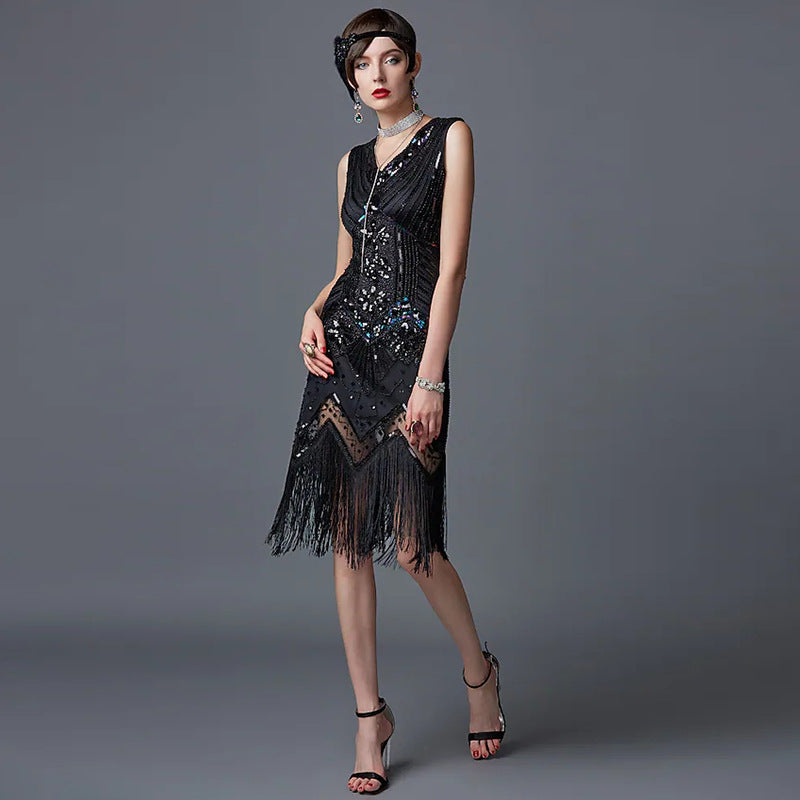 The Great Gatsby Dresses Vintage Sequins Dress