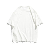 Cartoon Smiley Face Short-Sleeved T-shirt Men's Summer round Neck Half-Sleeve Pure Cotton Top Casual T-shirt Trendy T