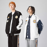 Dodgers Letter Man Jacket Outfit Senior Jackets Varsity Baseball College Coat Men's Spring and Autumn Loose