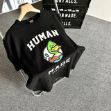 Human Made T-Shirt Tour Duck Slub Cotton Short Sleeve Loose Couple