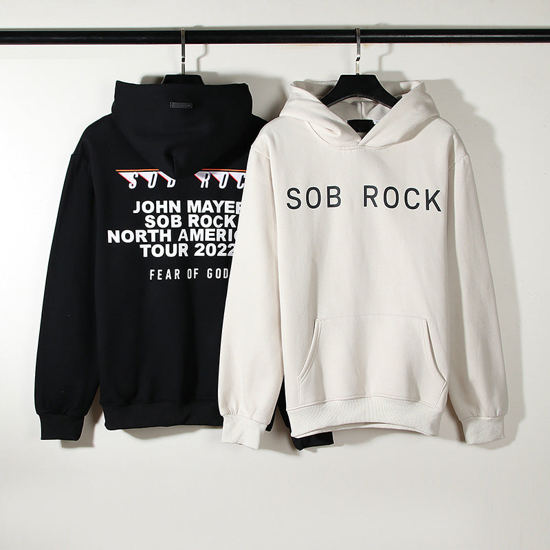 Fog Sob Rock Hoodie Hooded Fleece Men's Women's Pullover