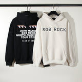Fog Sob Rock Hoodie Hooded Fleece Men's Women's Pullover