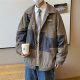 Corduroy Patch Jacket Coat Jacket Men's Spring and Autumn