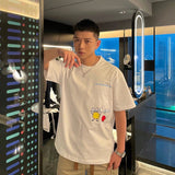 CHH Chrome Heart T Shirt Spring/Summer Cartoon Graffiti Printing Round Neck Short Sleeve T-shirt For Men And Women