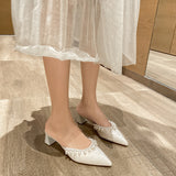 Nude Block Heel Sandals