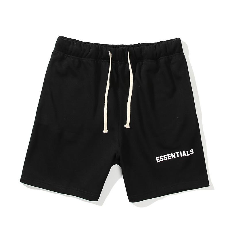 Fog Essentials Shorts Fashion Brand Fog Double Line Essentials High Street Sports Fifth Pants Men and Women Couple Fear Of God Shorts
