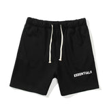Fog Essentials Shorts Fashion Brand Fog Double Line Essentials High Street Sports Fifth Pants Men and Women Couple Fear Of God Shorts