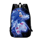 Sonic Backpack Sonic School Bag for Elementary School Students Cartoon Backpack