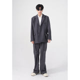 Men Suit Pants Men's Autumn and Winter Solid Color Suit Suit Men