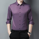Men's Shirts Solid Color Shirt