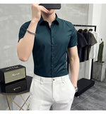 Men Shirts Soft Short Sleeve Shirt