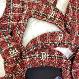 Yankee and Dogers Bucket Hat Autumn Beret Jacquard Woven Plaid Embroidery Vintage Painter Hat