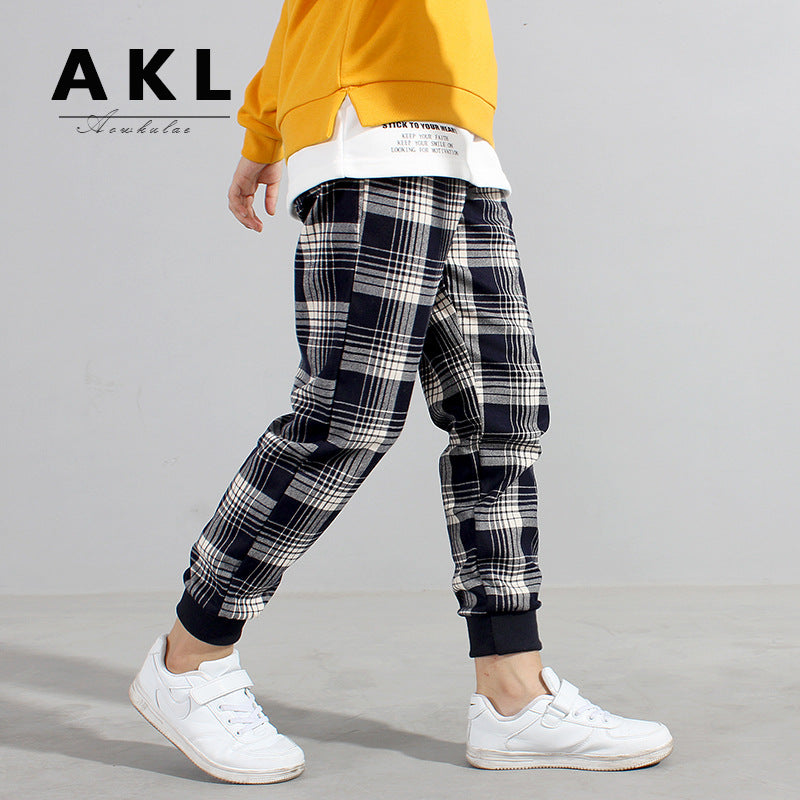 Children Boy Pants Spring and Autumn Men's Thin Trousers Children's Pants