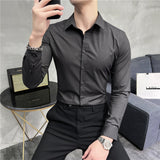 Men Shirts Spring Long Sleeve Shirt