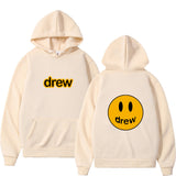 Drippy Hoodies Smiley Face Drew Biber Same Style Sweatershirt