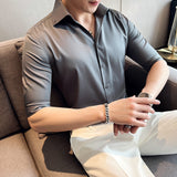 Men Shirts V-neck Shirt