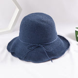Straw Hat Handmade Straw Hat Woven Beach Sun Hat Bucket Hat