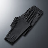 Men Trousers Casual Pants Loose Quick-Drying Straight Thin Stretch Men's Pants