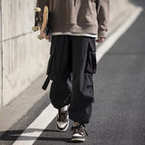 Men Cargo Pants Men's Loose Casual Trousers Pants Autumn