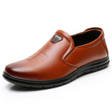 Loafers for Men Leather Shoes Men Autumn Genuine Leather Male Business Formal Wear Middle-Aged Dad Shoes Casual Men's Shoes