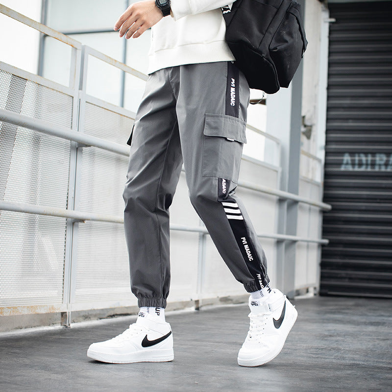 Men's Pant Cargo Pants Men's Straight Casual Pants