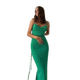 Music Festivals Rave Outfits Dress Sexy Suspenders Backless Dress