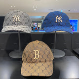 Yankee Baseball Cap Autumn Baseball Cap Men's Retro Casual Peaked Cap Sun Hat