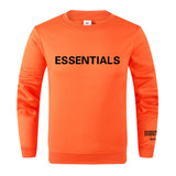 Fear Of God Fog Sweatshirt Essentials Double Line Letter Crew Neck Long Sleeve Sweater Men Loose Trendy