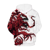 Spider Man Hoodie Venom 3D Digital Printing Zipper Hooded Sweatshirt