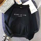 Slogan Graphic Hoodie