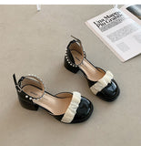 Nude Block Heel Sandals