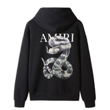 Amiri Hoodie New US Amiri Loose Casual Hooded Sweater