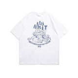 Men T Shirt Summer Casual Tops Men's Clothes Summer Wear Retro Men's round Neck Short Sleeve Casual Loose Printed Couple T-shirt