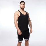 Man Tanks Men's Summer Leisure Sports Vest Shorts Set