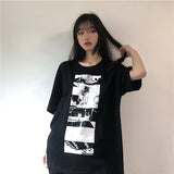 Cavempt Ce Life Cave @ MPT C.E Fashion Brand Geometric Letter Steam Wave Casual Printed Short Sleeves Men's and Women's T-shirt