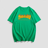 Thrasher T Shirt Thrasher Flame Leisure Sports T Shir Summer