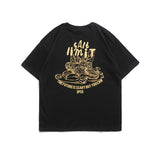 Men T Shirt Summer Casual Tops Men's Clothes Summer Wear Retro Men's round Neck Short Sleeve Casual Loose Printed Couple T-shirt