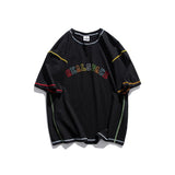 Men T Shirt Summer Casual Tops Men's Short-Sleeved T-shirt Men's and Women's Neutral Fashion Brand Embroidered Short Sleeve Summer