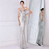 Sequin Evening Dress Sequined Fishtail Formal Dress
