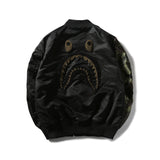 BAPE Varsity Jacket Winter Clothing Thickened Cotton Clothing Sports Embroidery Jacket