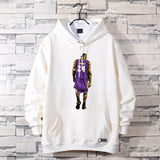 In Memory of Kobe Hoodie Commemorative Kobe No. 24 Hooded Sweater Sports Winter Fleece-Lined