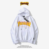 Thrasher Hoodie Autumn and Winter Leisure Men's and Women's Hoodie