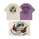 Man Tees Summer Fashion Brand Heavy Short Sleeve T-shirt