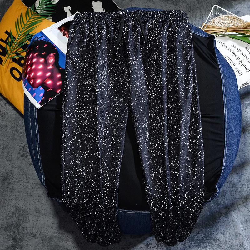 Linen Pants Straight Leg Pants Drawstring Lightweight Elastic Beach Pants Men Spring Casual Pants Loose plus Size Straight