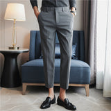 Men Trousers Casual Suit Pants