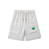 Men Shorts Waffle Retro Thin Oversized Track Pants