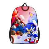 Shadow Backpack Sonic the Hedgehog Cartoon Backpack Polyester Burden Reduction Bag Printed Backpack
