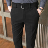 Men Trousers Casual Suit Pants