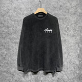 Amiri Long Sleeve T-Shirt Fashion Brand Retro Long Sleeve T-shirt