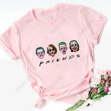 Friends Joey T Shirt Friends TV Show T Shirt Pink T-shirt